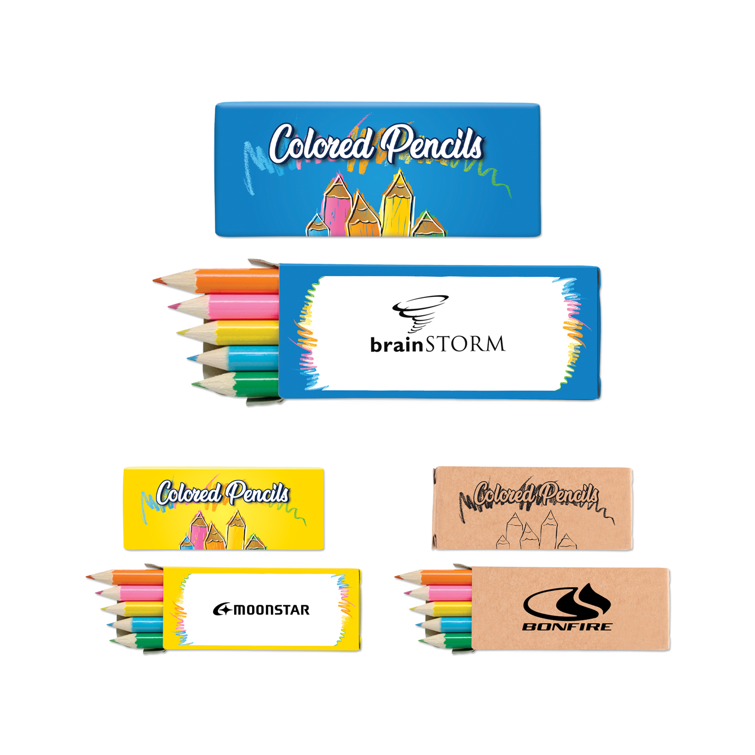 5 Pack of Art Color Pencils 1