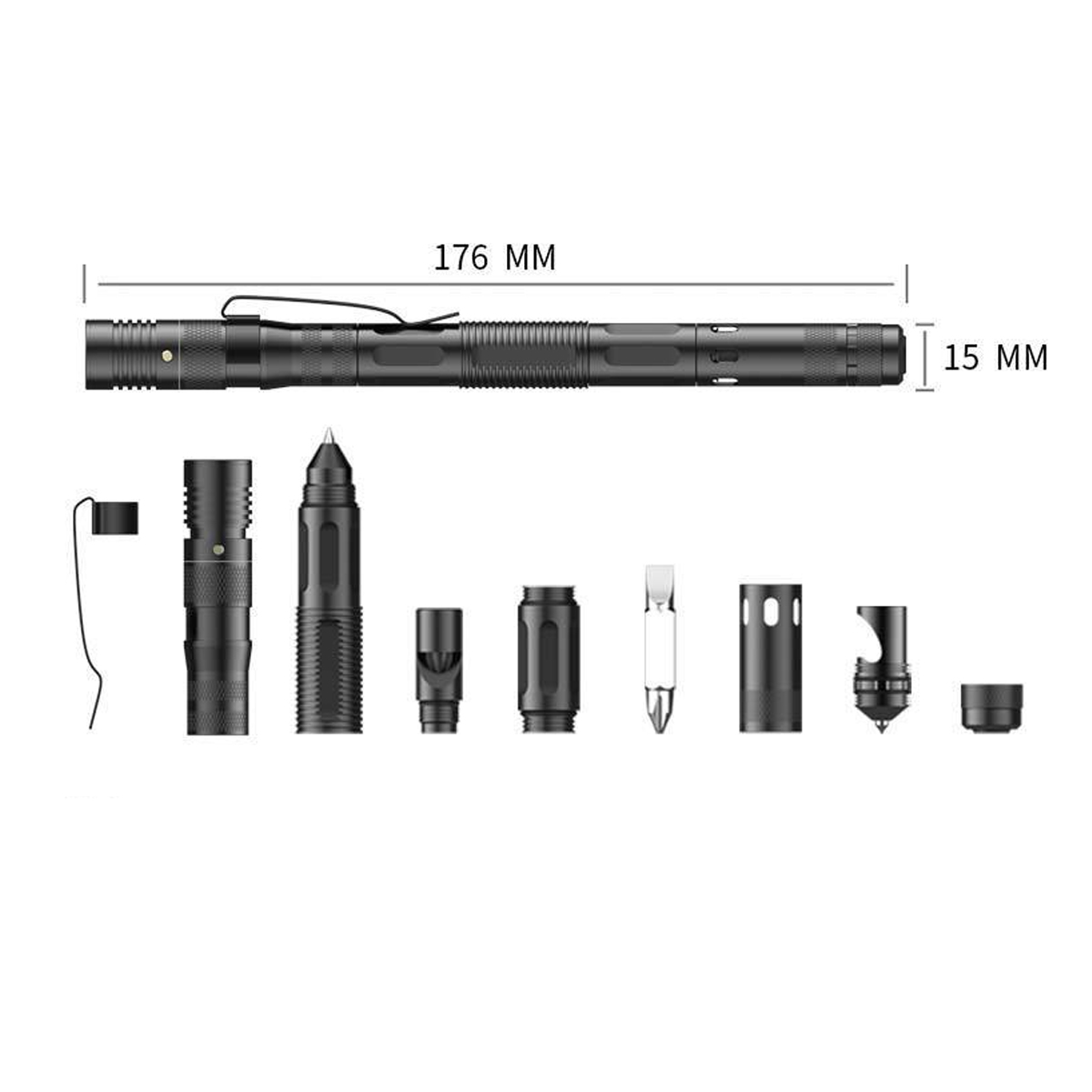 Tactical Pen with LED Flashlight 7