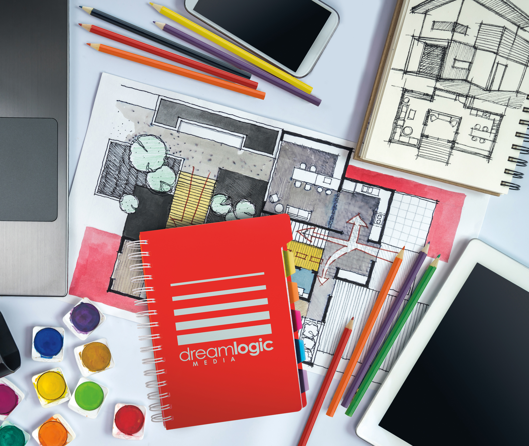Good Value™ Spiral Notebook with Tabs 14