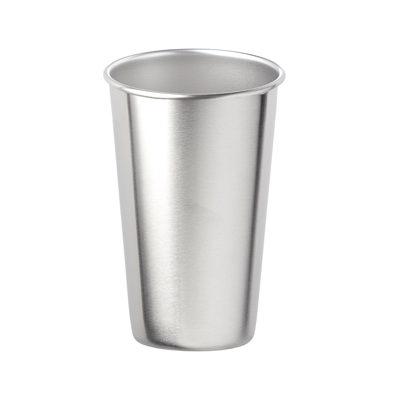 Single-wall Stainless Steel Mixing Glass, 16oz. 1