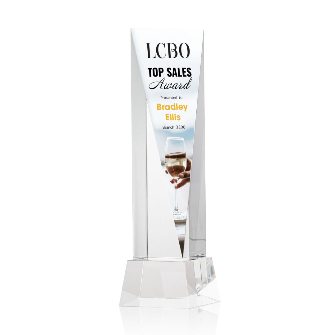 Easton VividPrint™ Award on Base - Clear 11