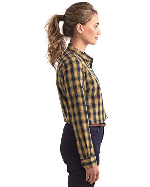Women's Mulligan Check Cotton Dress Shirt - RP350 20