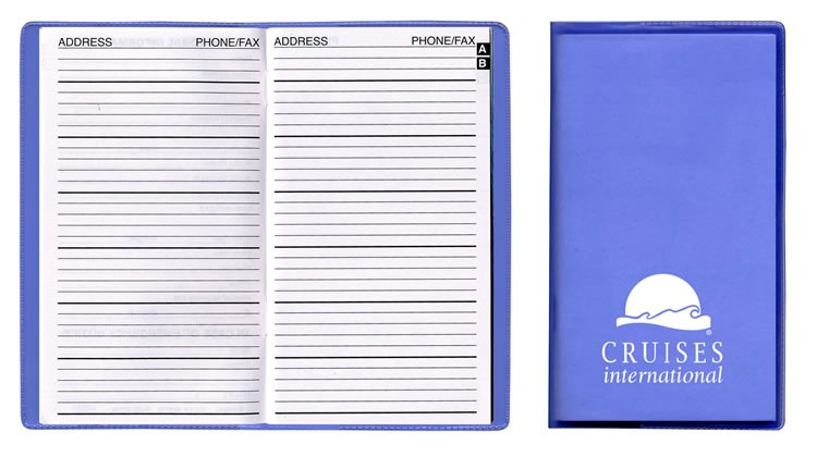 Translucent Vinyl Address Book 1