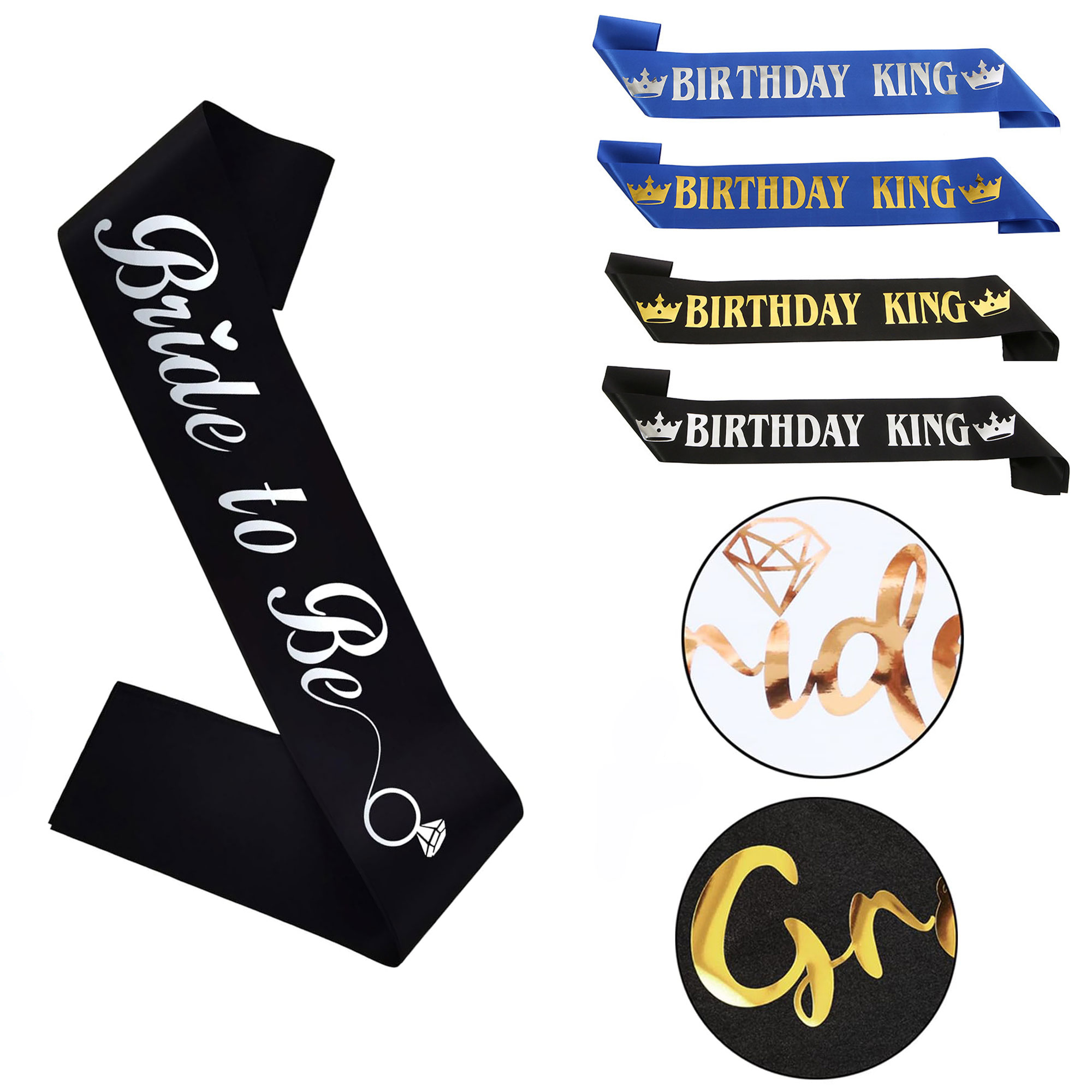 Custom Satin Sash 1