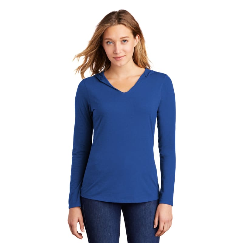 District Women's Perfect Tri Long Sleeve Hoodie. 13