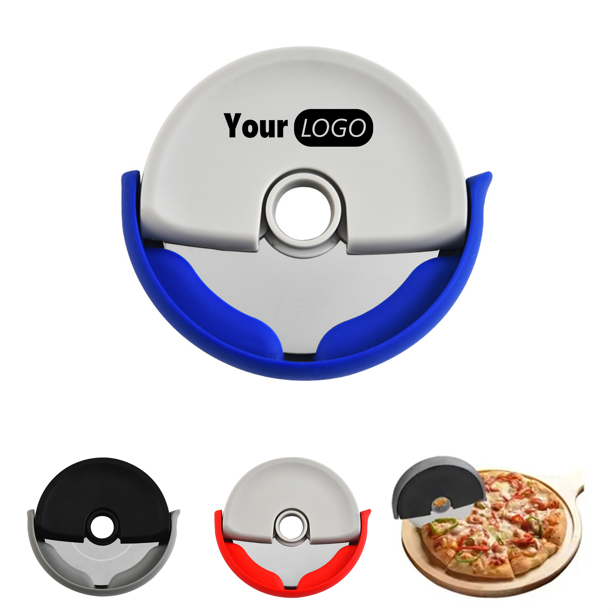 Round Ergonomic Pizza Cutter 4