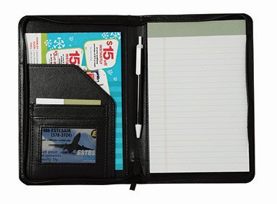 Junior Padfolio w/ Zipper Closure 1