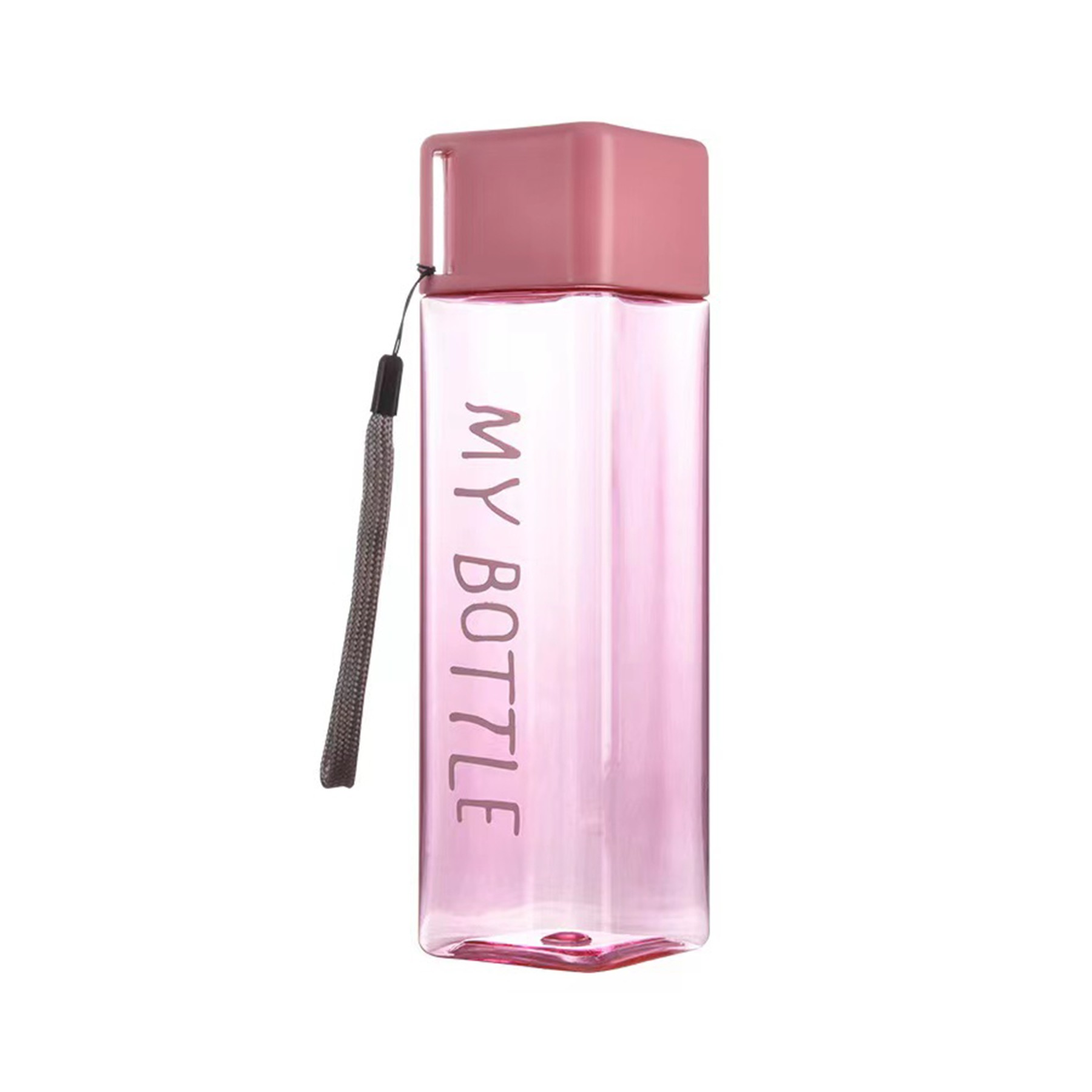 Square Plastic Clear Bottle 4