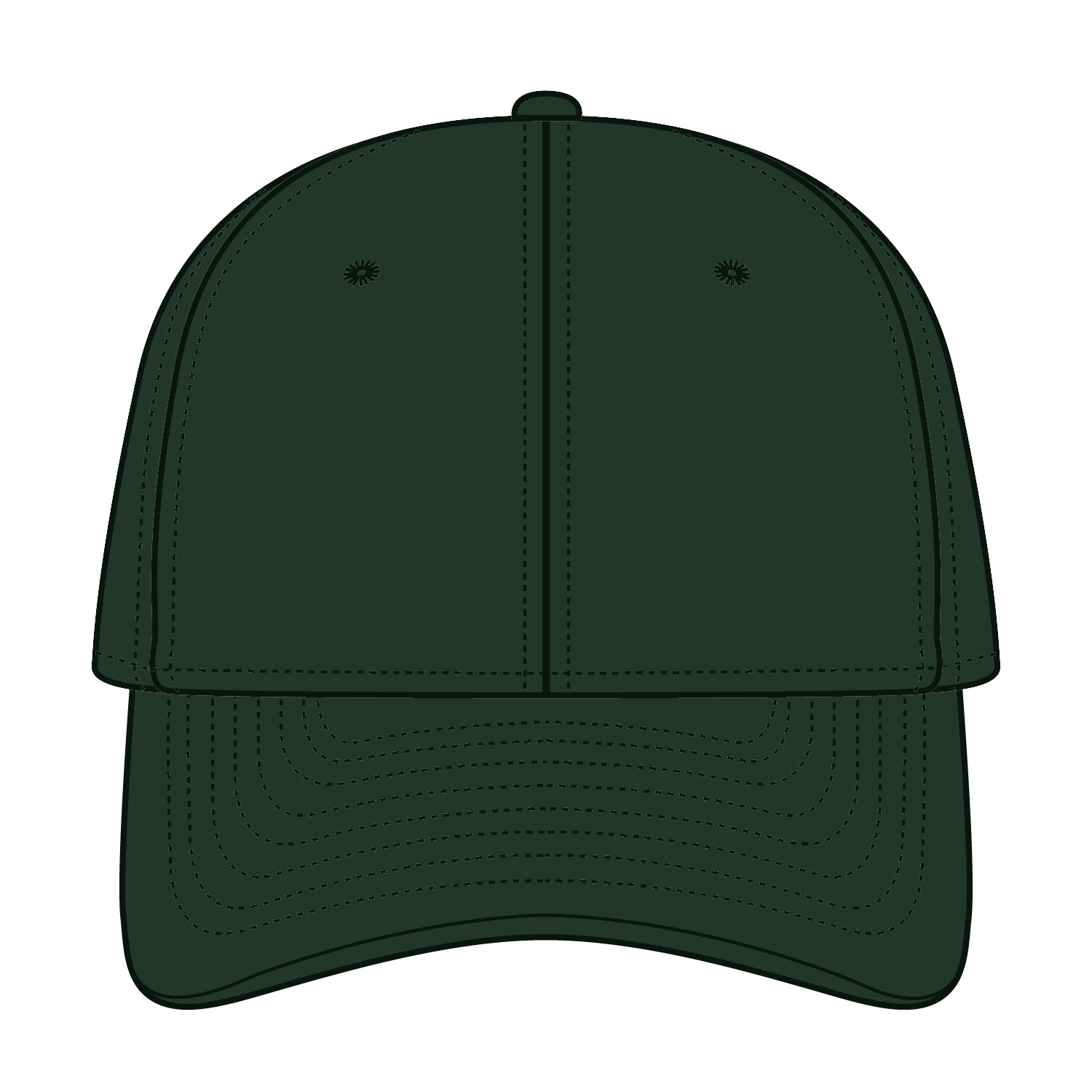 OTTO CAP® OTTO FLEX® Fitted 6 Panel Low Profile Dad Hat 28