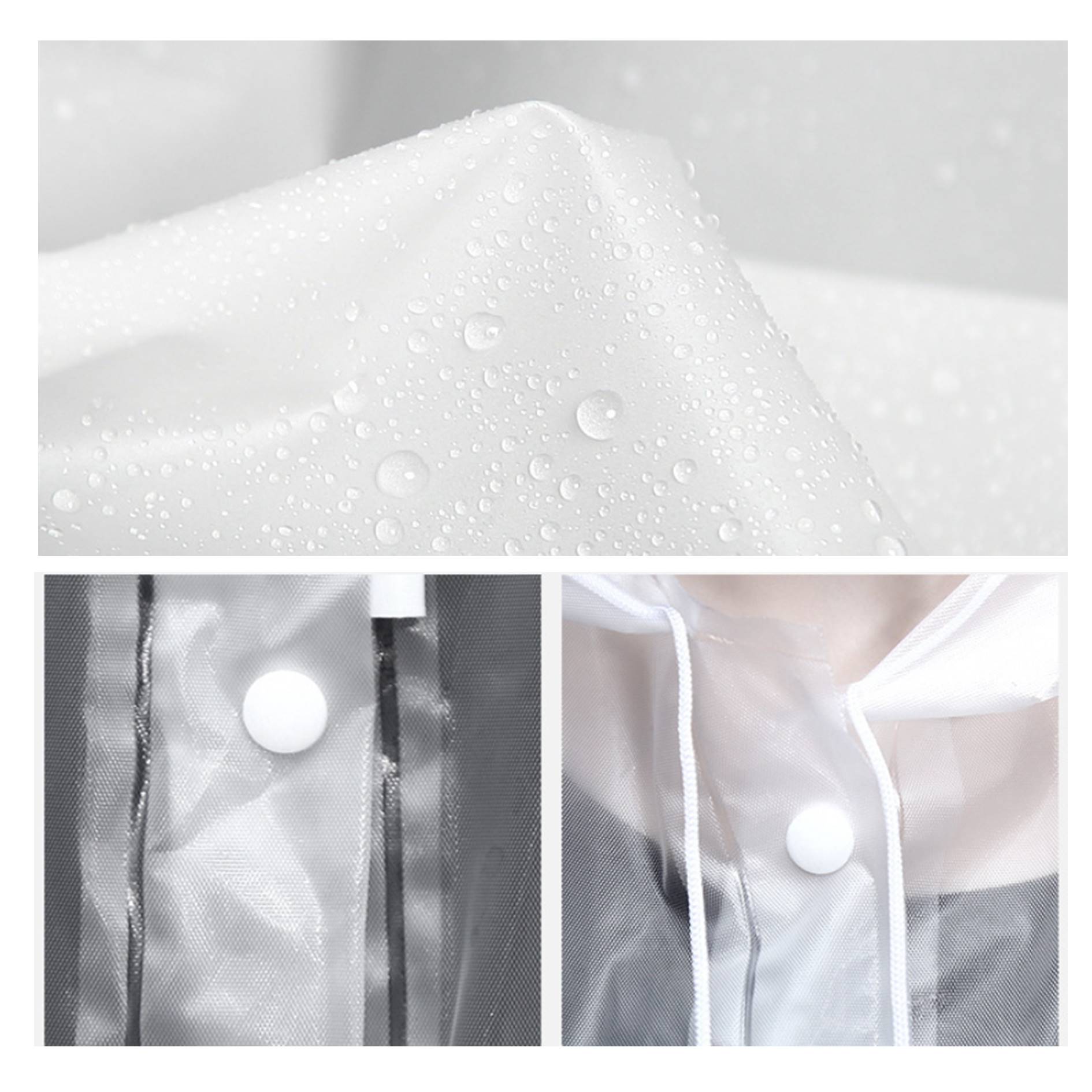 Transparent EVA Raincoat For Adults 2