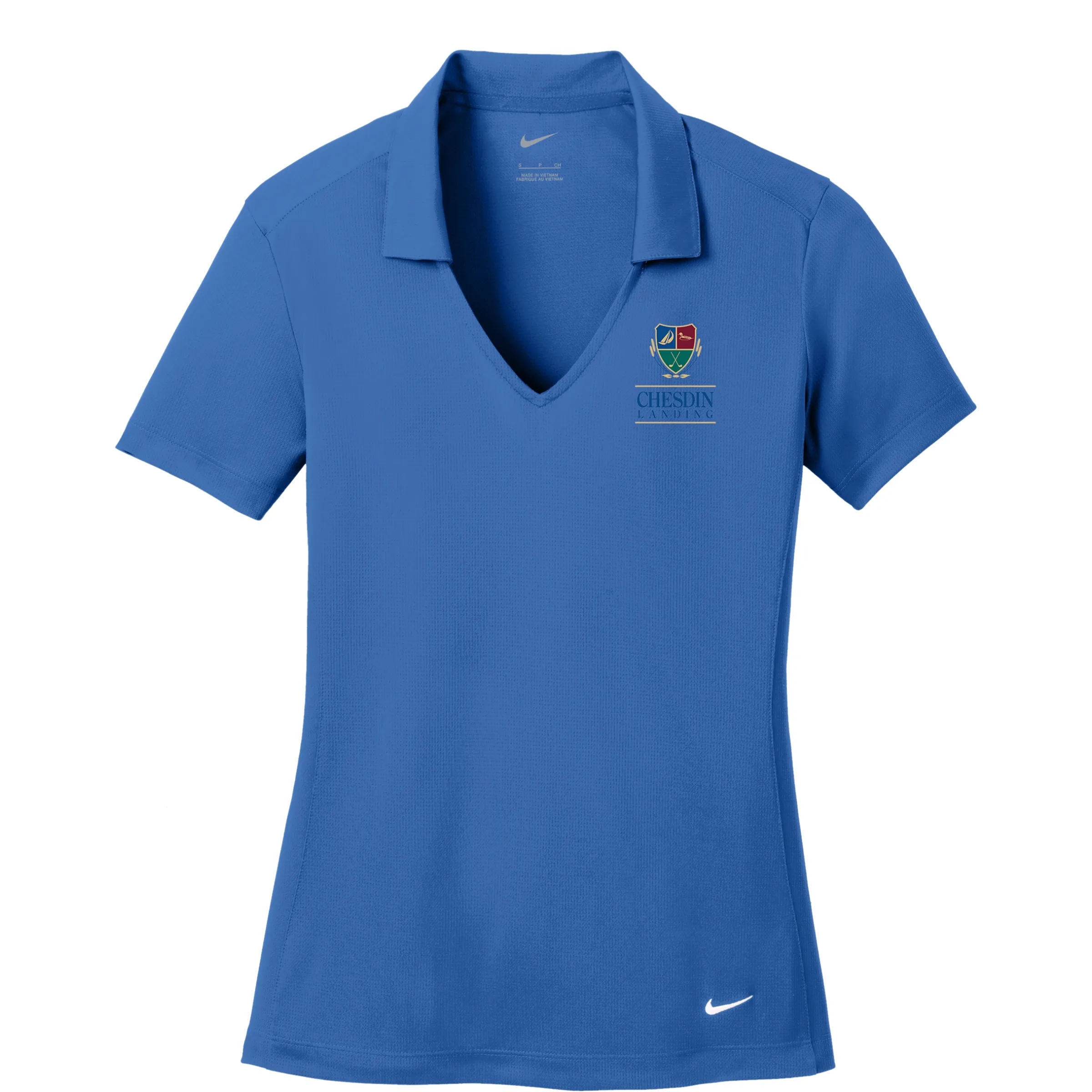 NIKE(R) LADIES DRI-FIT VERTICAL MESH POLO 19