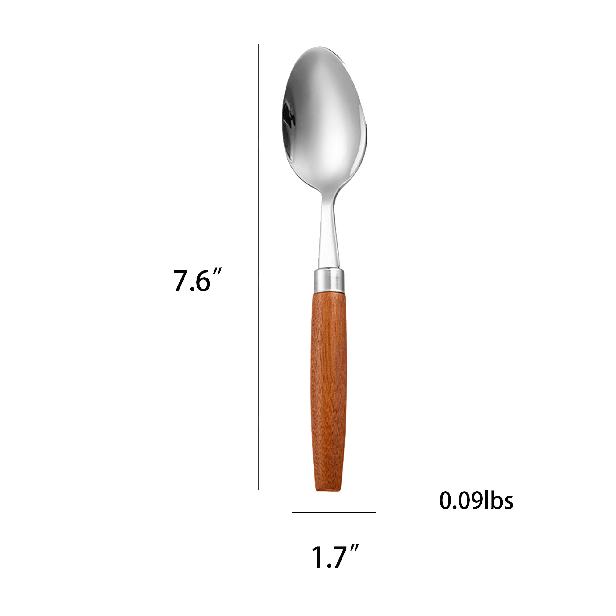 304 Stainless Steel Wooden Spoon 3