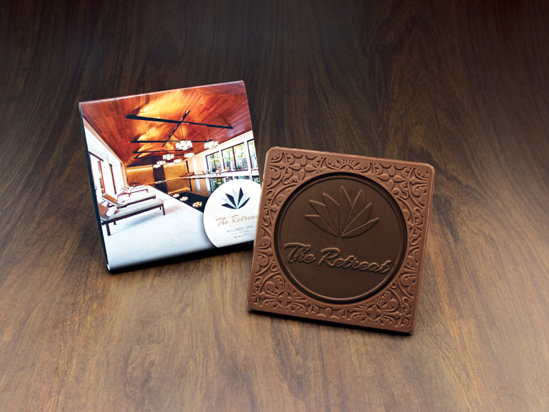 3oz. Combo Chocolate Bar with 4"x6" Gift Box 5