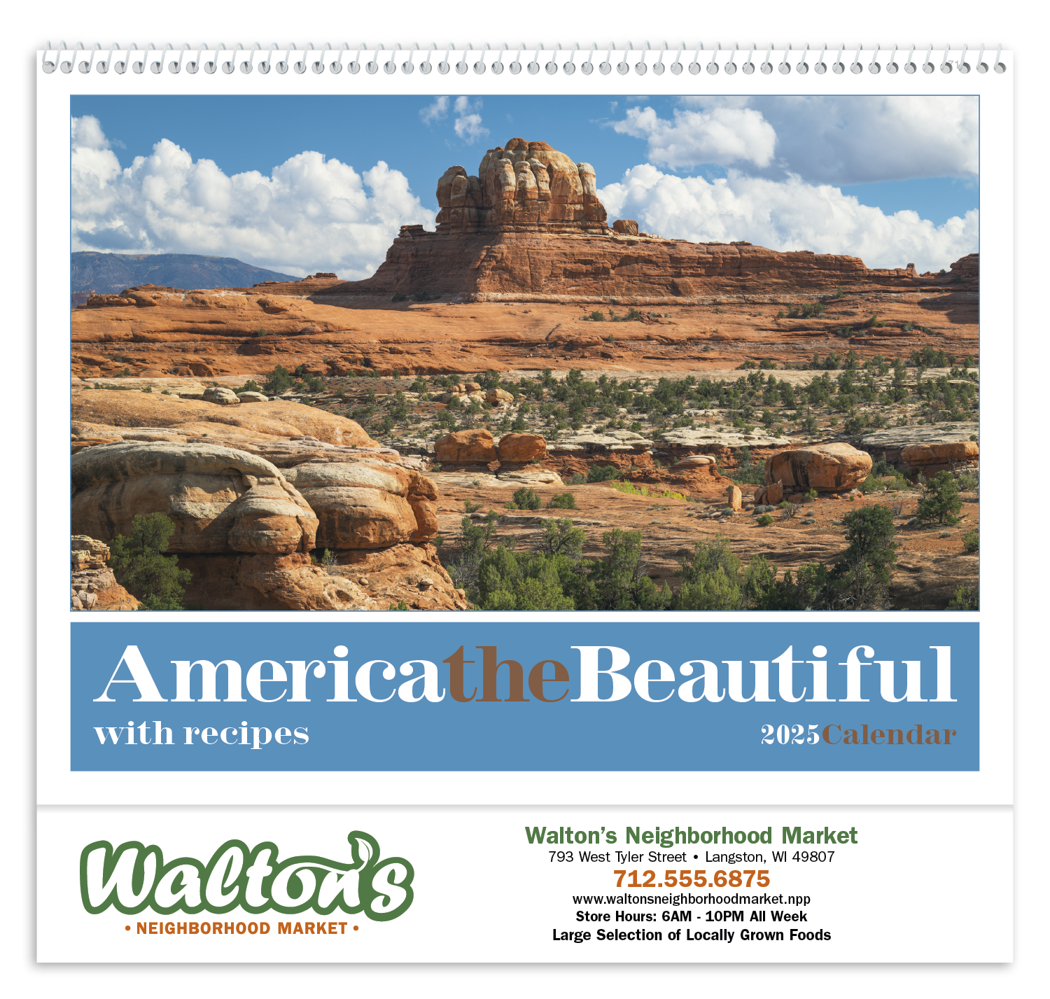 Triumph® Calendars America the Beautiful with Recipes Calendar 2