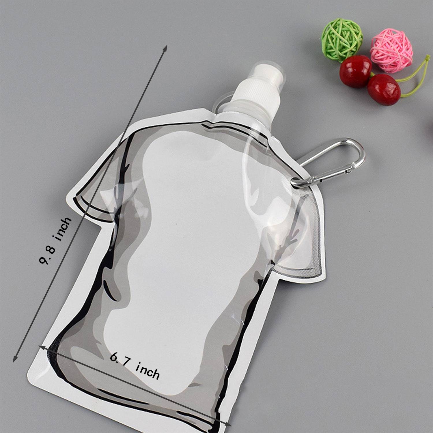 T-Shirt Shaped Foldable Water Bottle 1