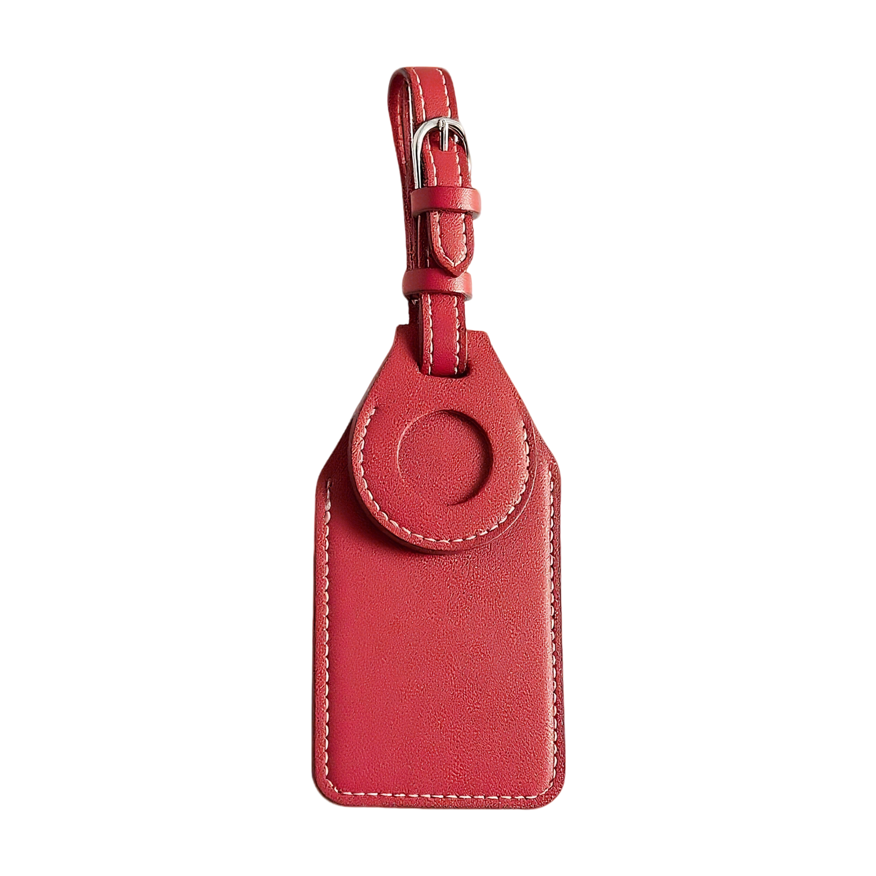 PU Leather Luggage Tag With Airtag Holder 7