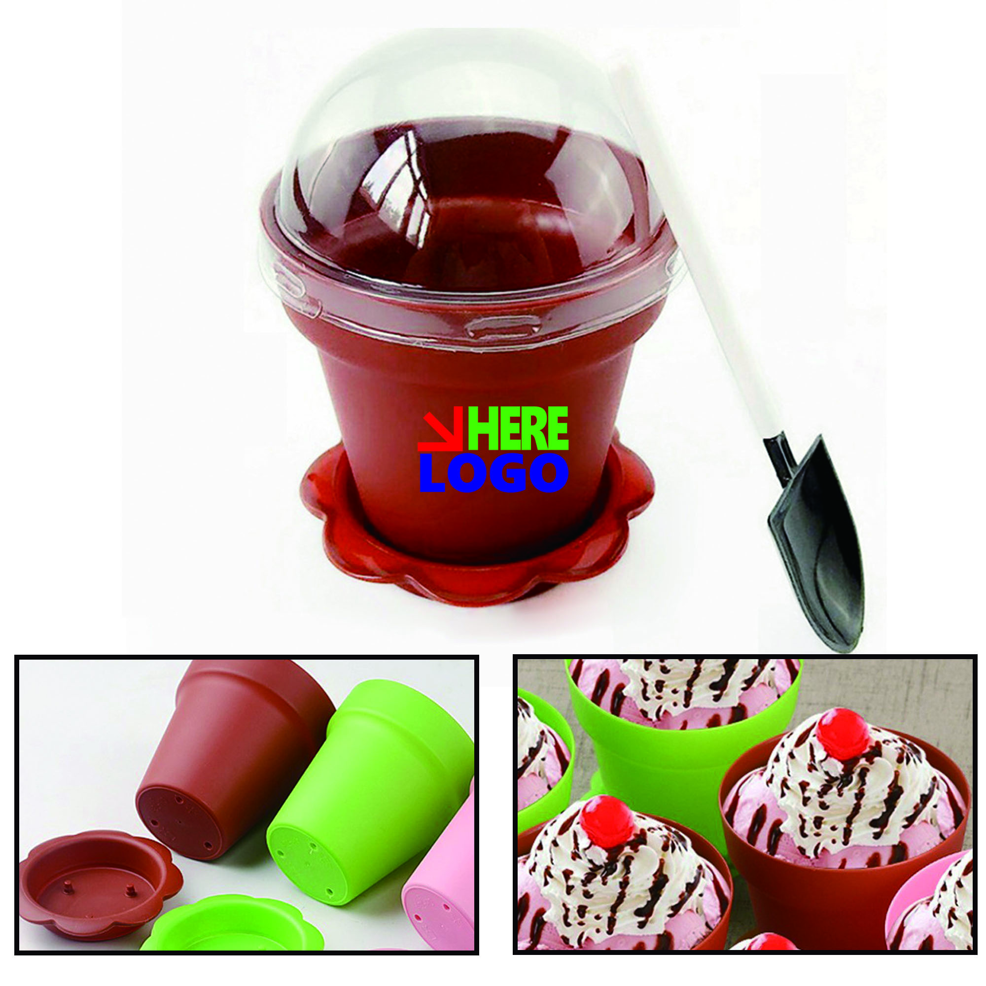 6 OZ Disposable Cake Cups 1