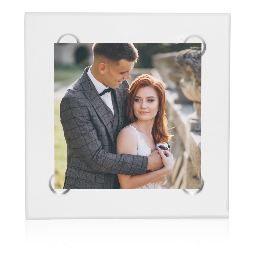 Personalized Square Glass Coasters 6