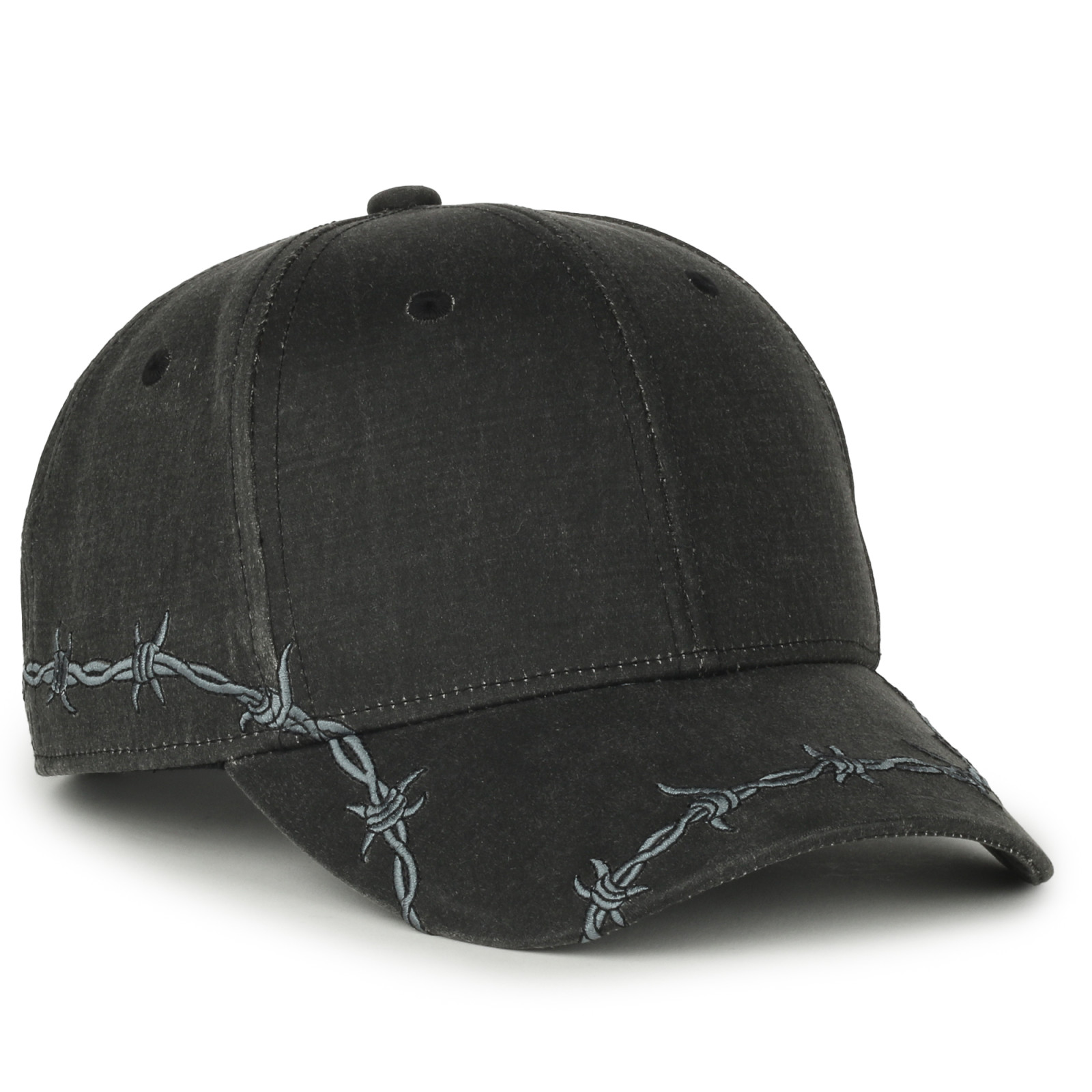 Barbed-Wire Embroidery Solid Back 4