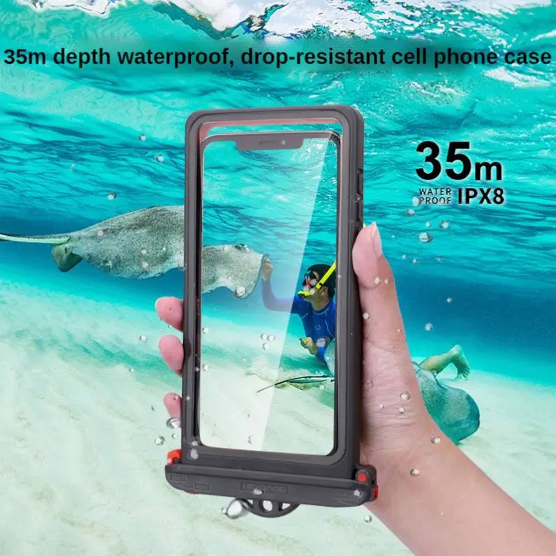 Mobile Waterproof Bag Phone Pouch 5