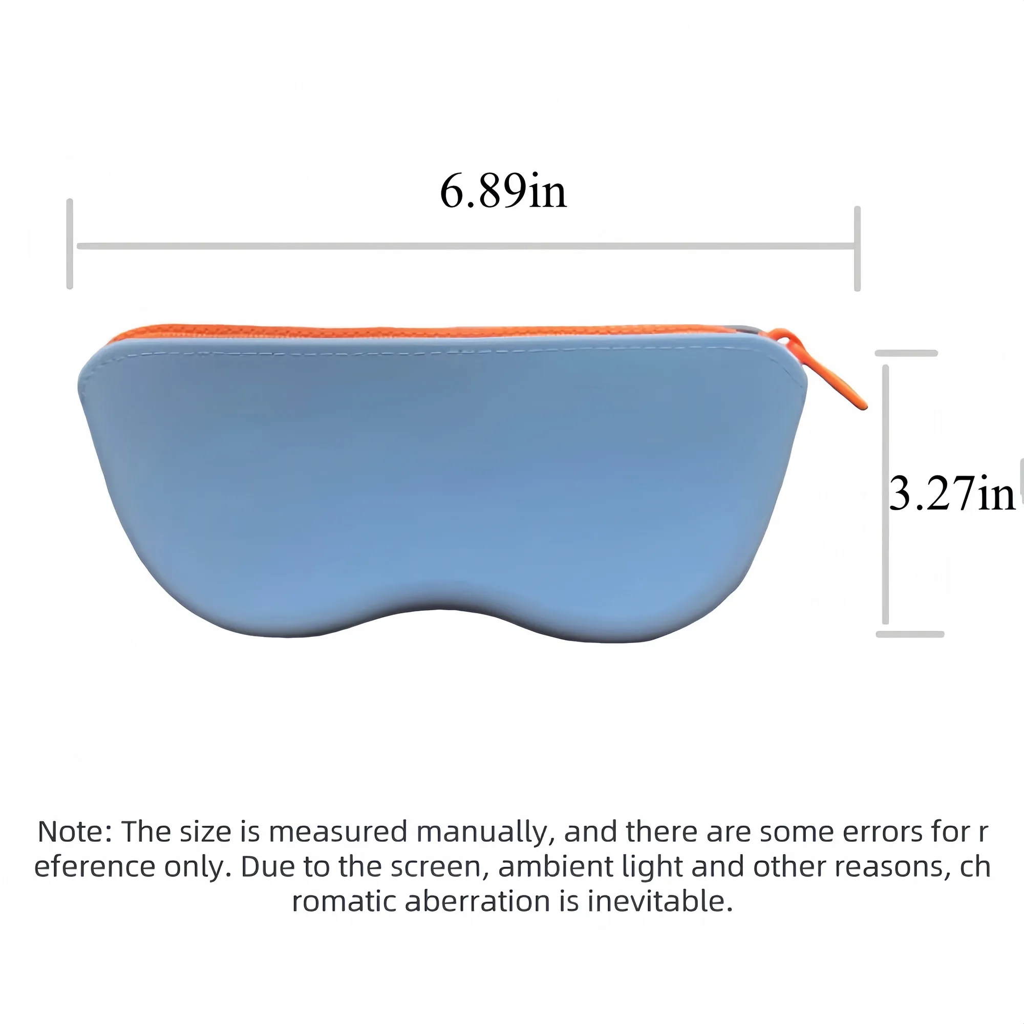 Trendy Color Block Eyeglasses Pouch Portable Travel Case 9
