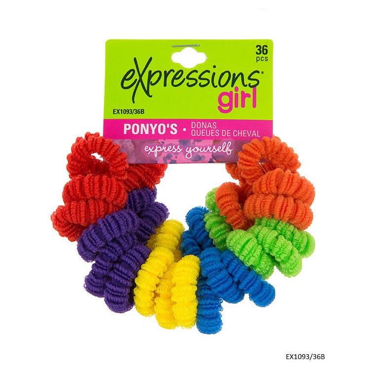 Pony O's Hair Ties - Assorted Fun Colors 36 Pieces, custom youth shirt with logo imprint 2