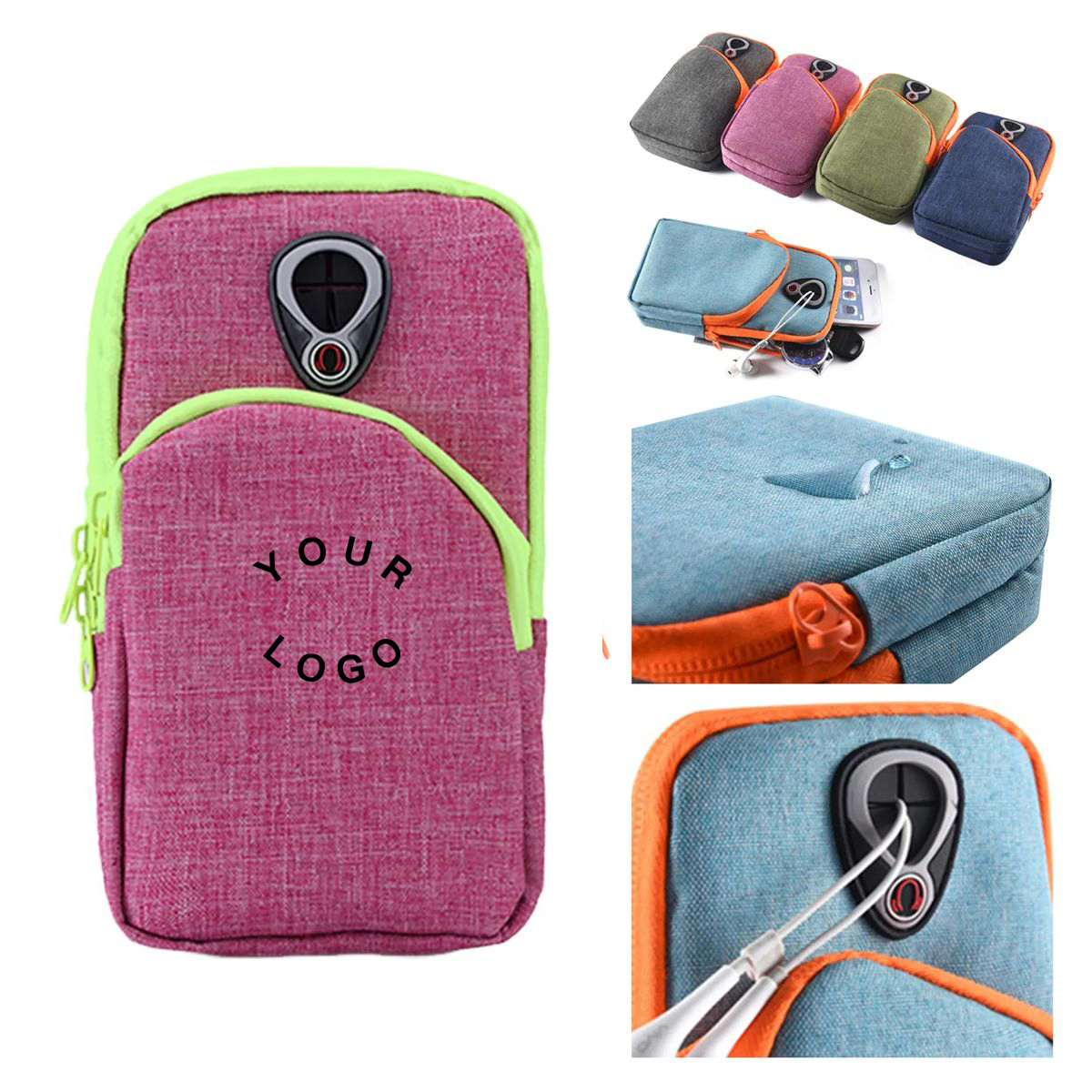 Polyester Adjustable Sports Arm Bag 5