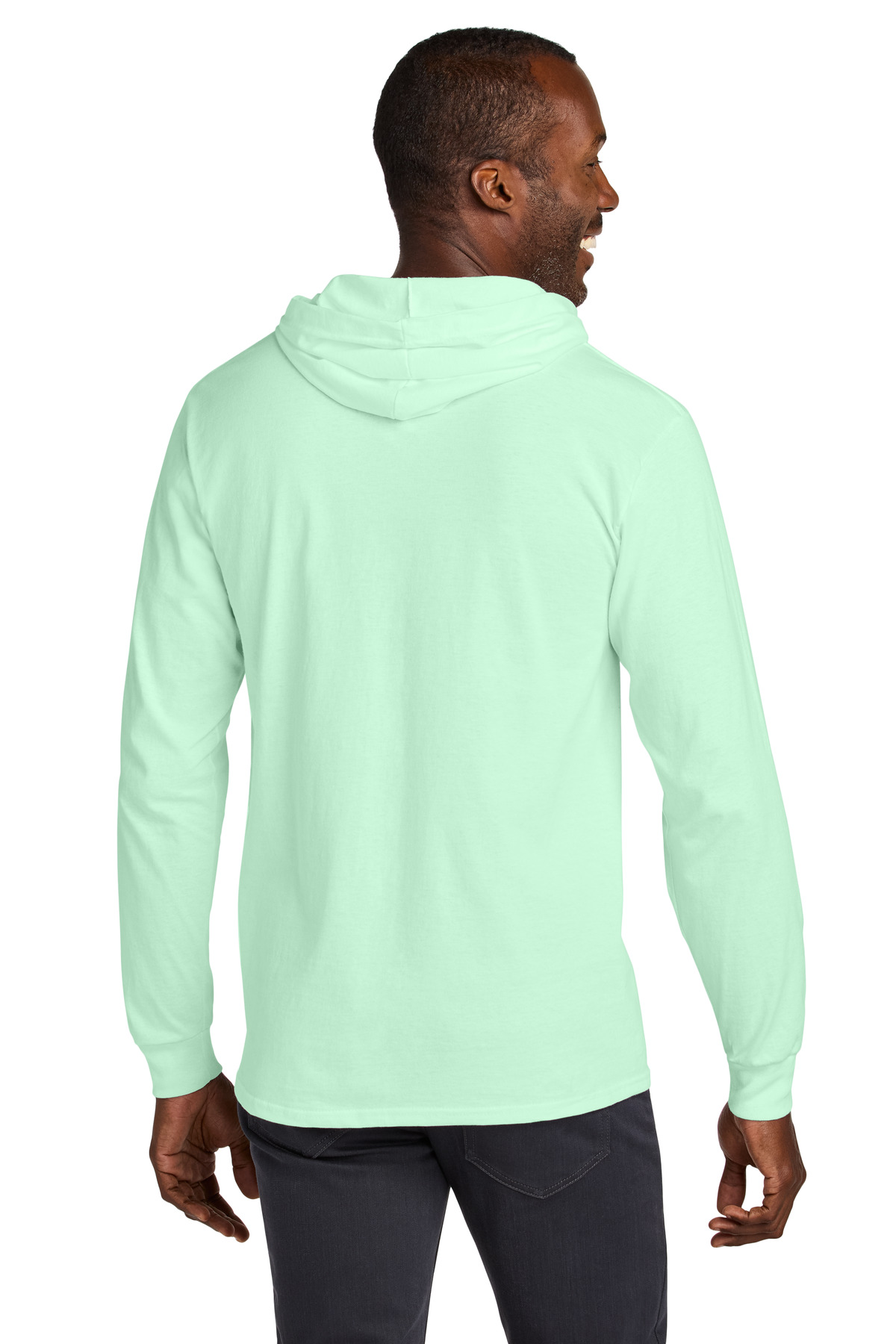 Jerzees Classics Unisex Cotton Long Sleeve Hooded T-Shirt 363LH 18