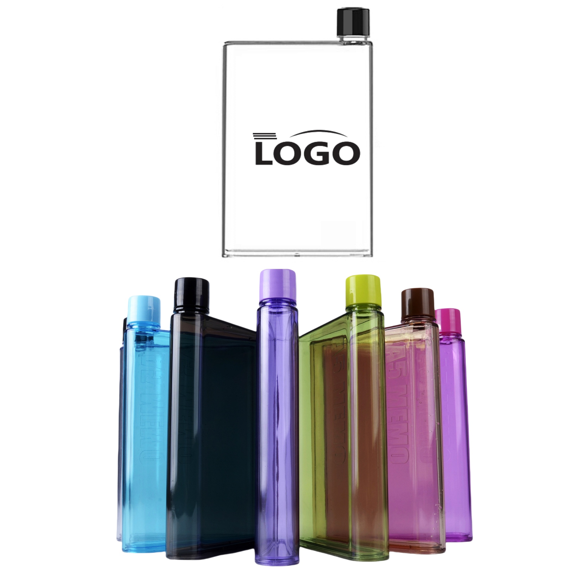 Plastic a5 Flat Transparent Water Cup 2