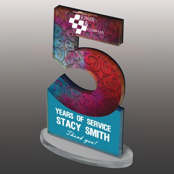 1/2" Custom Full Color Acrylic Awards 3