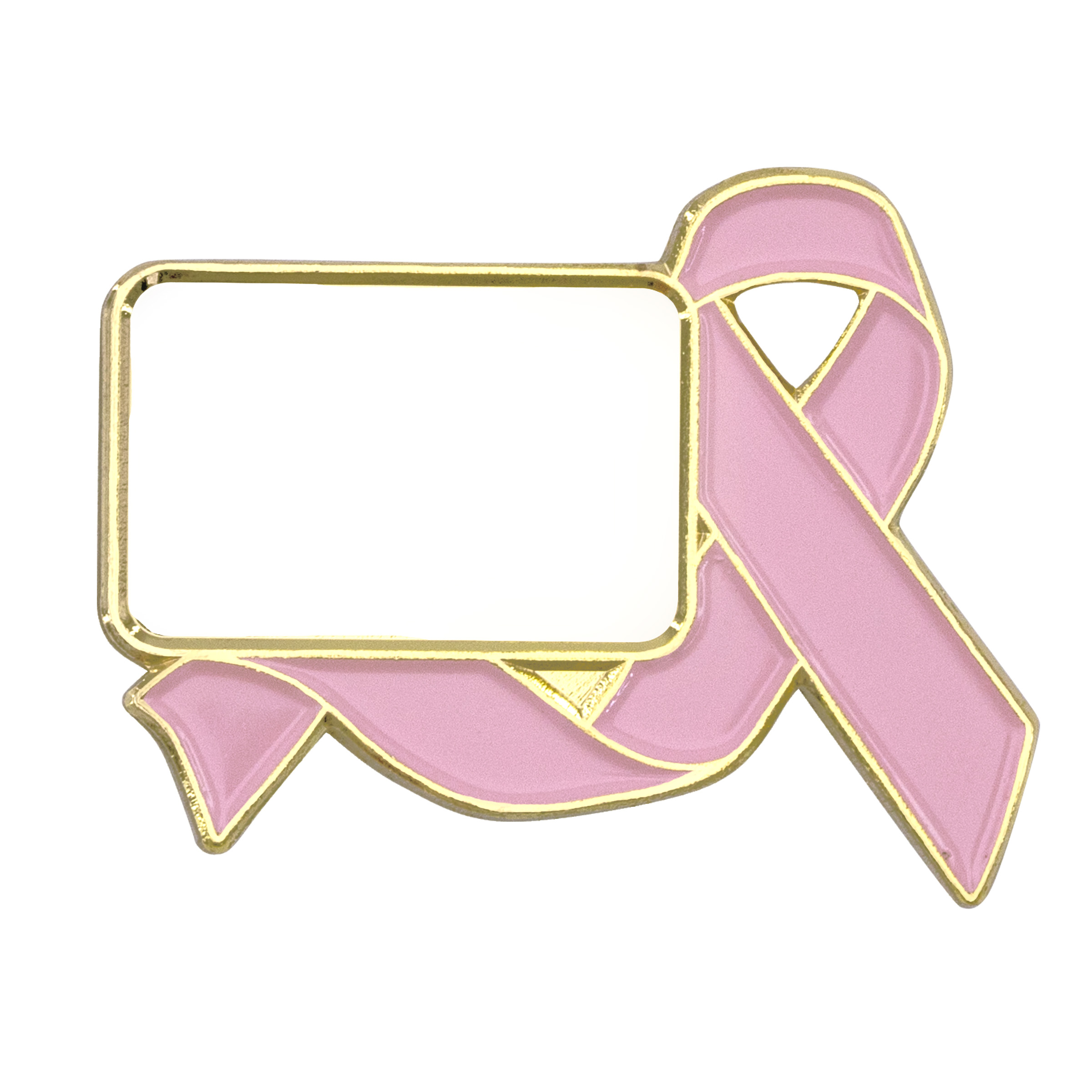 Awareness Ribbon Lapel Pins w/ Custom Logo 15
