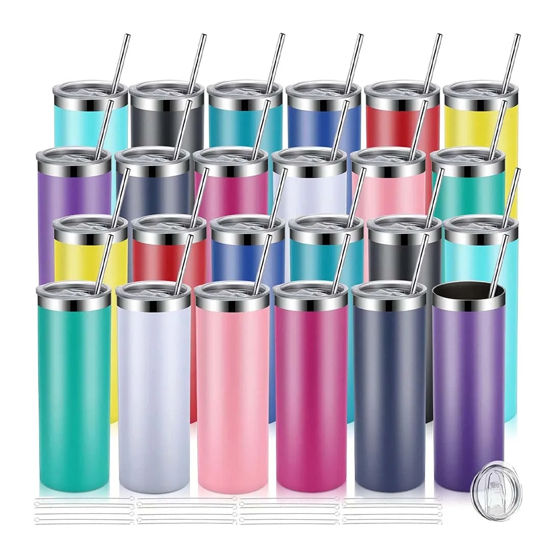 20 Oz Sublimation Skinny Stainless Steel Tumbler 6