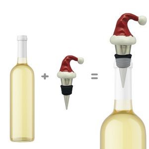 Elegant Christmas Holiday Cap Wine Cork Stopper 5