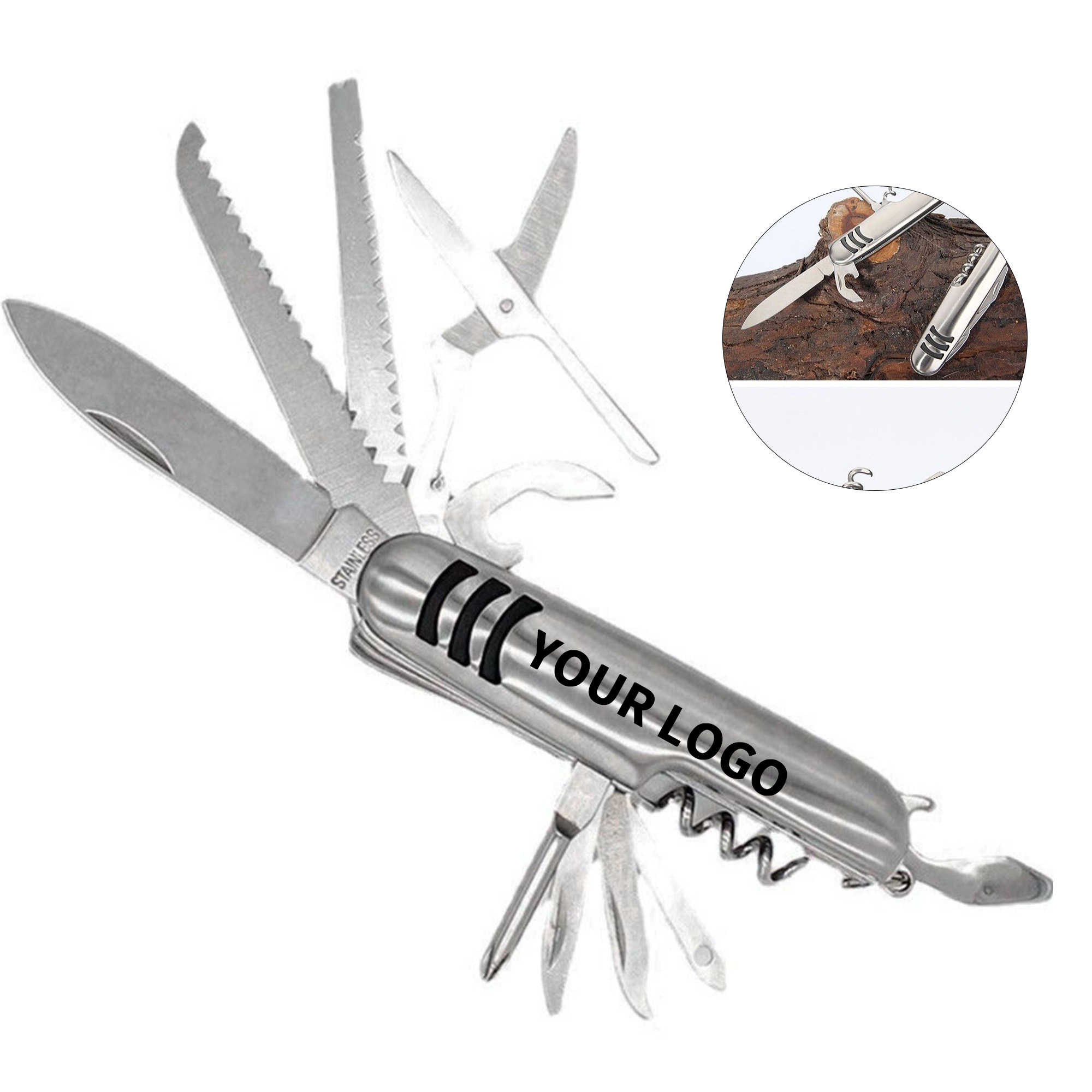 Stainless Steel Folding Utility Knife Mini Size 1