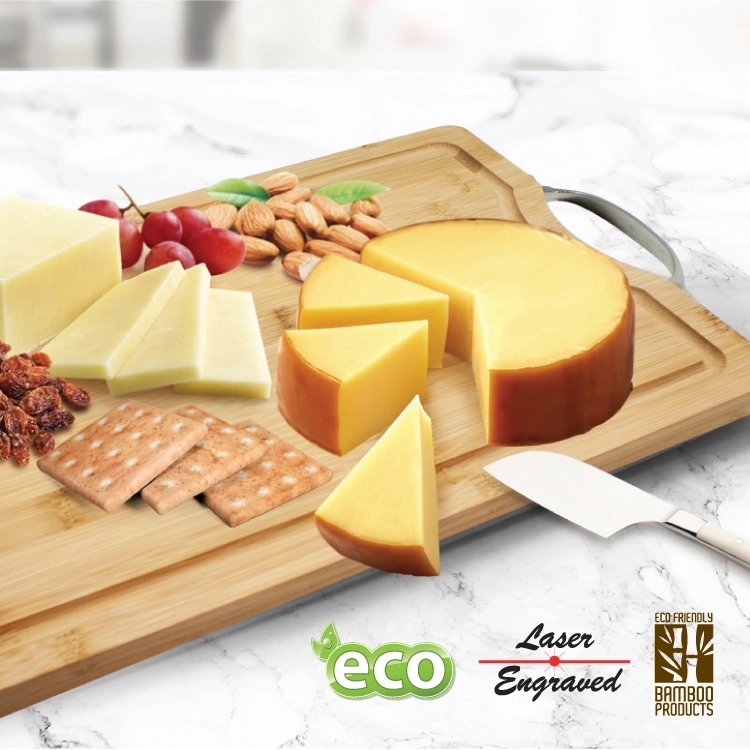 AMARETTO BAMBOO CHEESE BOARD WITH HANDLE 1