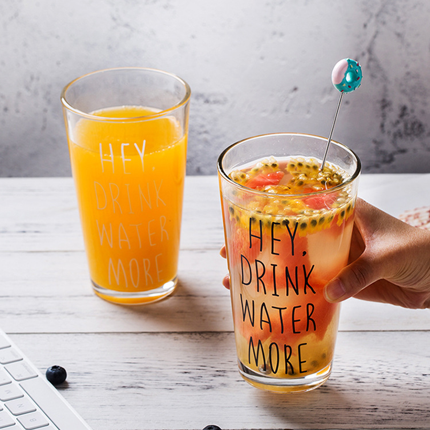 16oz Fully Customizable Glass Cup 4