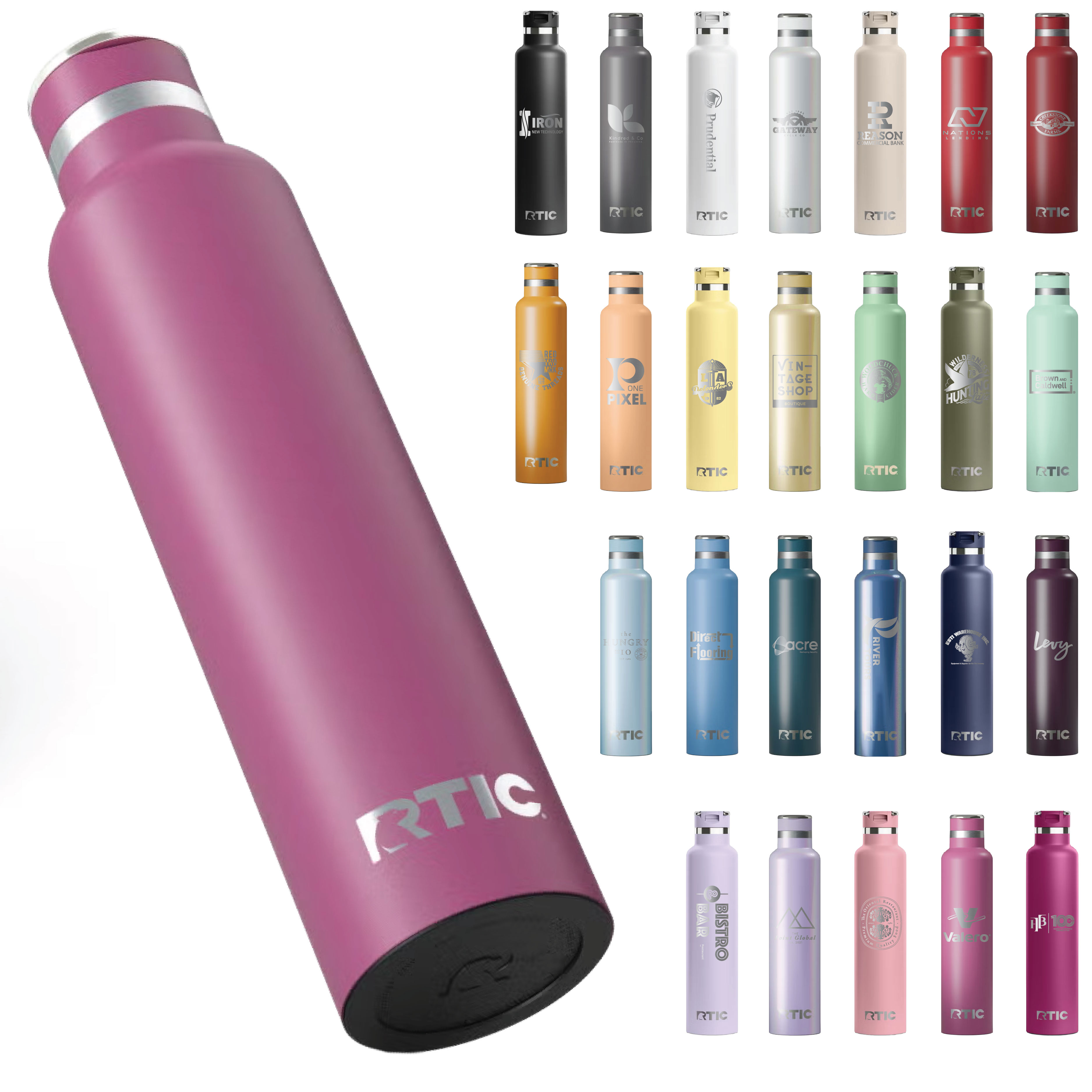 RTIC 26oz Stainless Steel Ceramic Lined Water Bottles