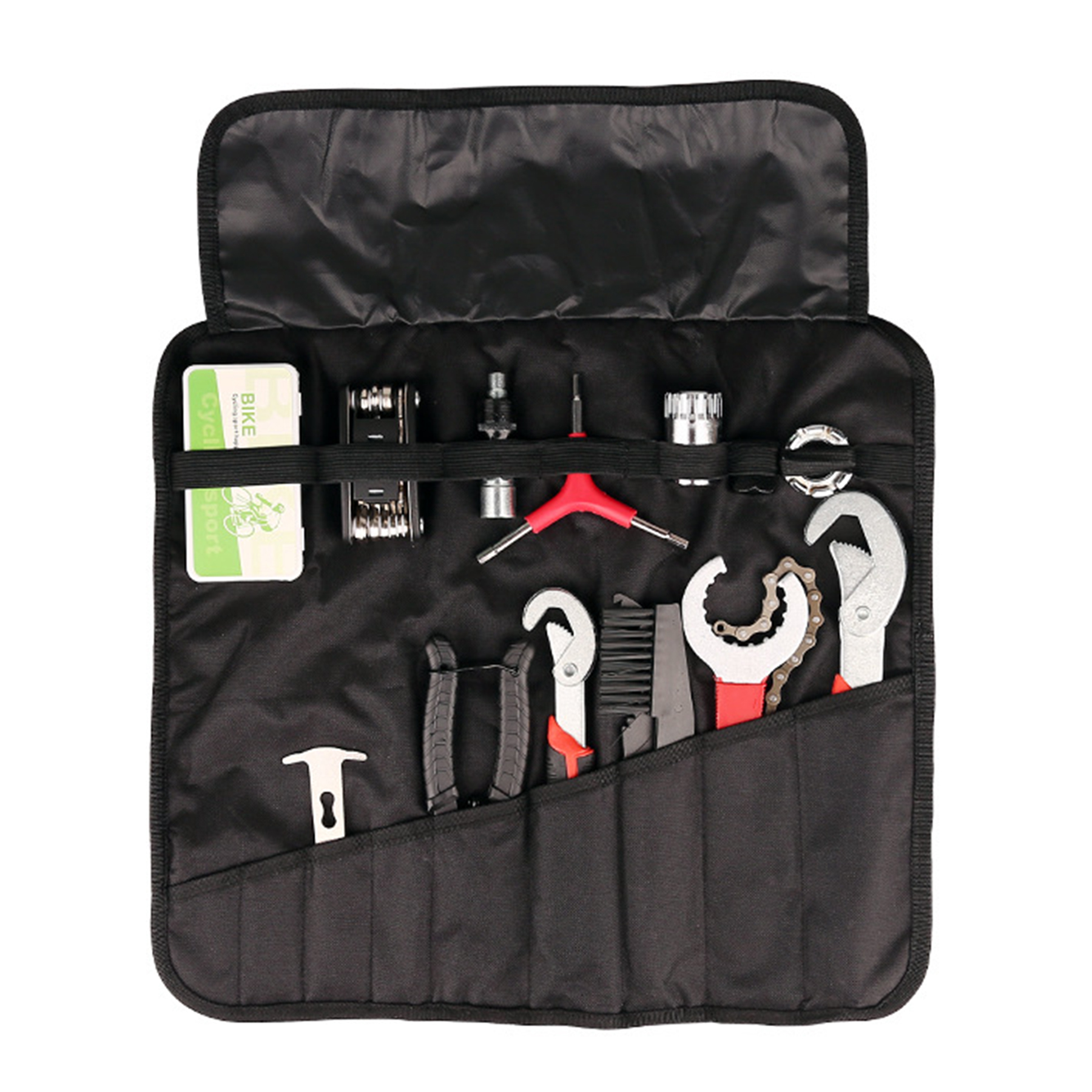 Polyester Bike repair kit tool storage bag 6