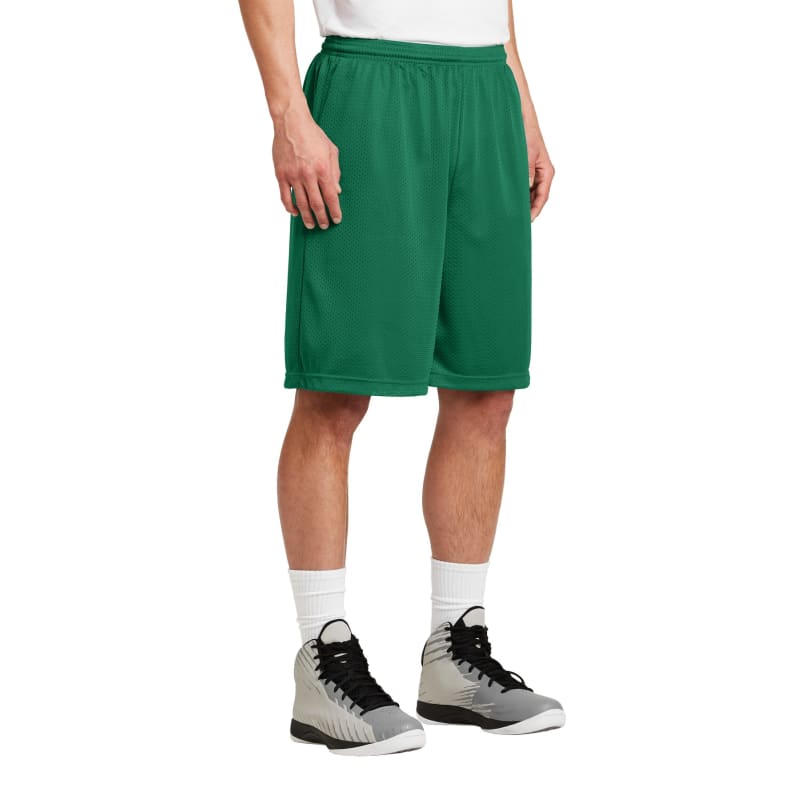 Sport-Tek Long PosiCharge Classic Mesh Short. 5