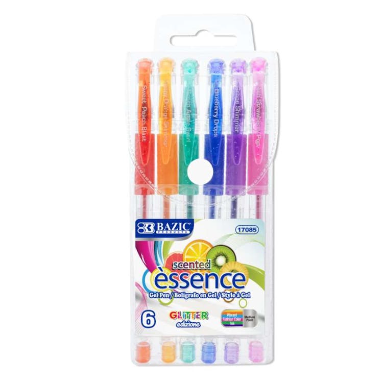Scented Gel Pens - 6 Pack Assorted 2