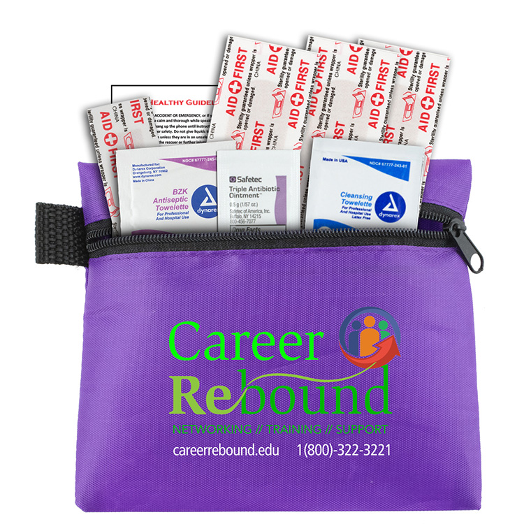 "TAG-A-LONG PLUS" 8 Piece First Aid Kit 24