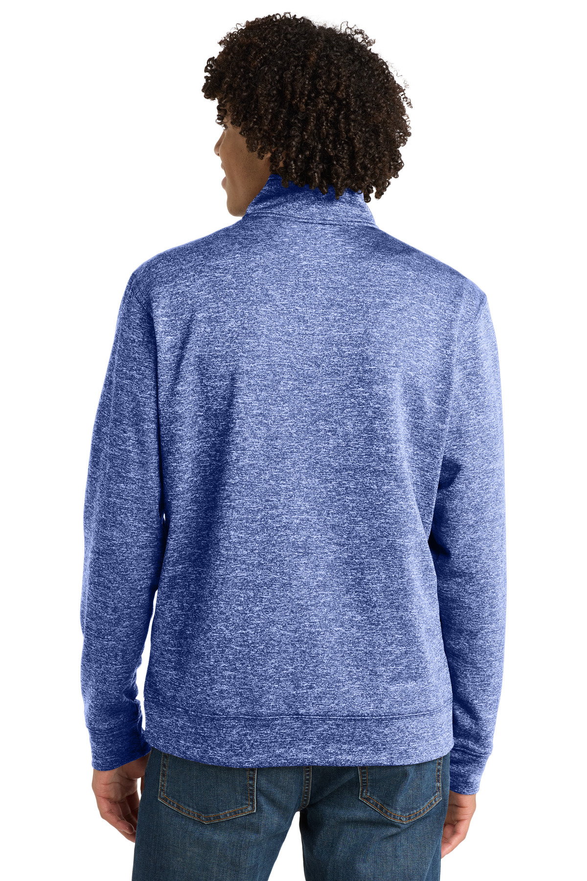 Sport-Tek PosiCharge Electric Heather Fleece 1/4-Zip Pullover. ST226, custom hoodie or sweatshirt with logo imprint 18