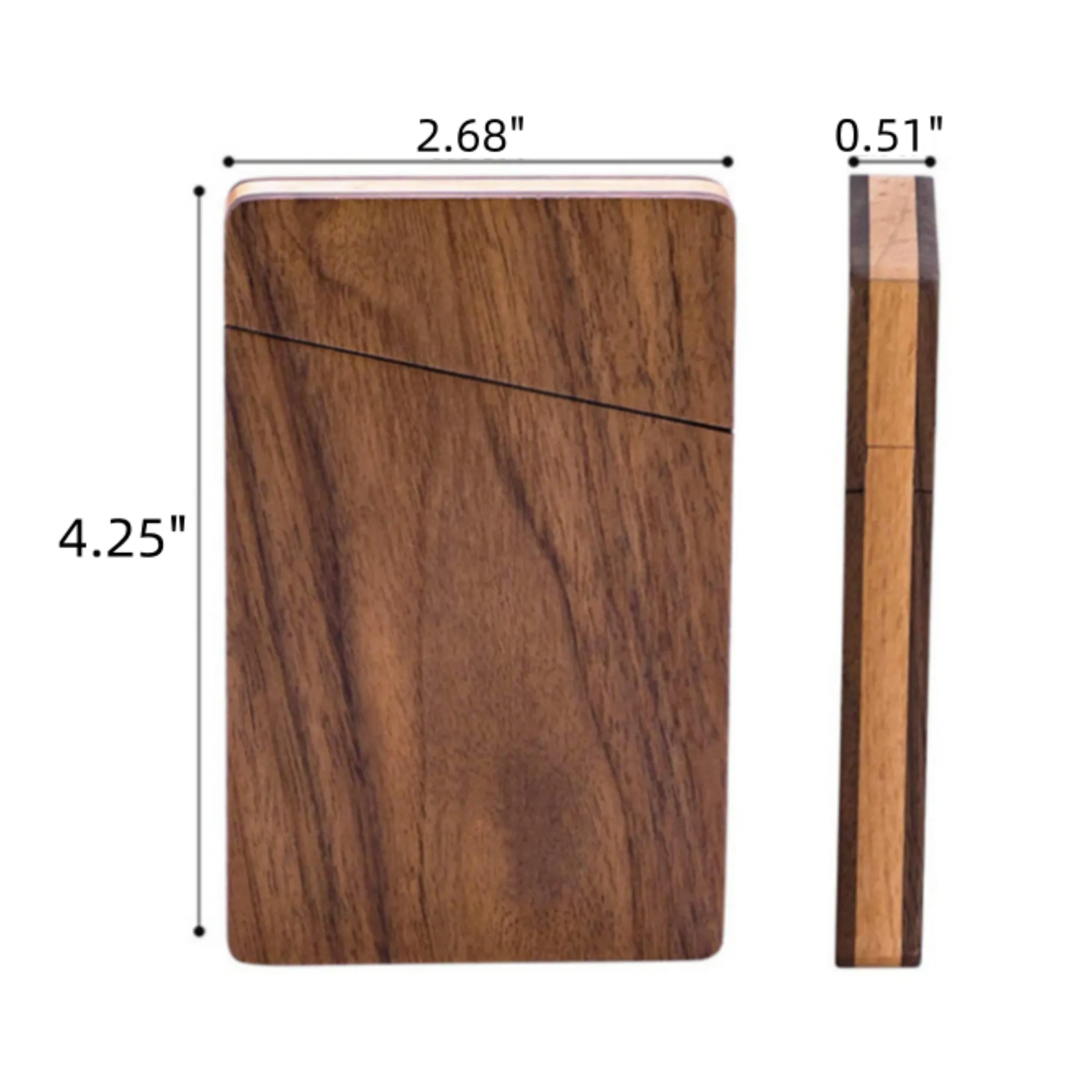 Walnut Business Card Holder 3