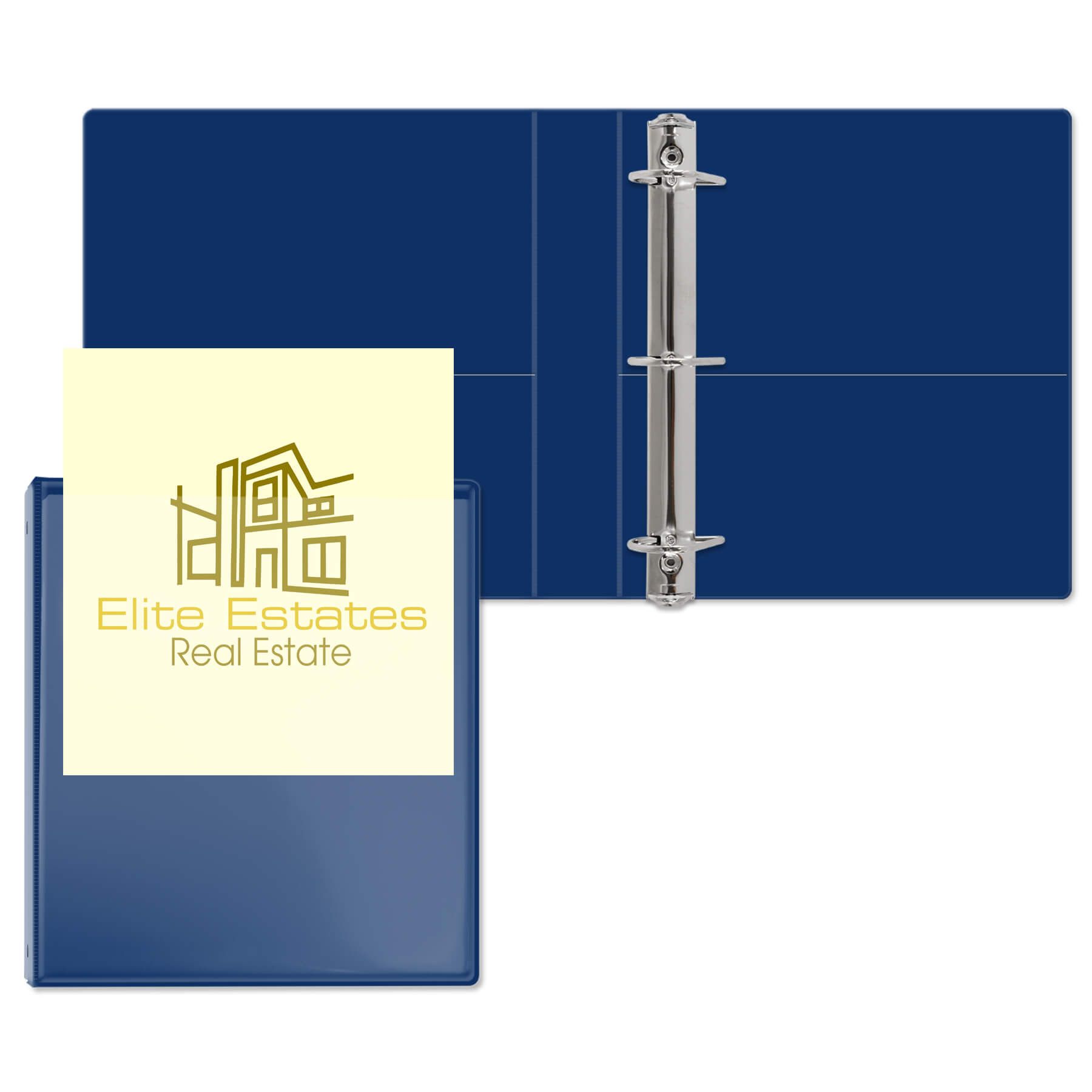 1 1/2" Overlay Angle D Ring Binder 3