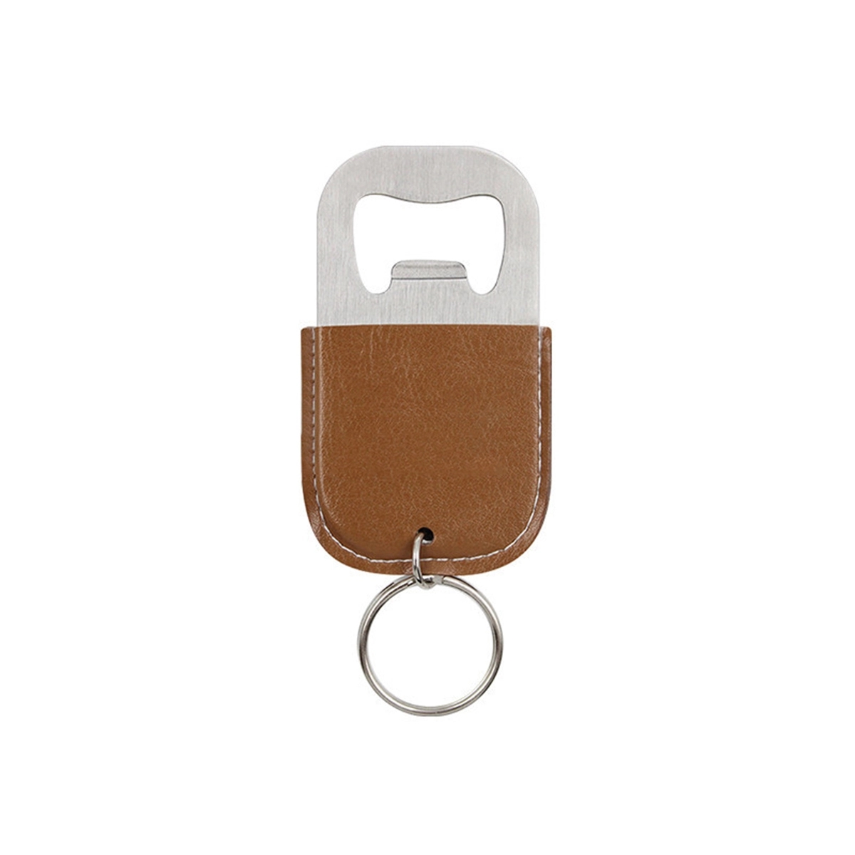 Vintage PU Keychain With Bottle Opener 4