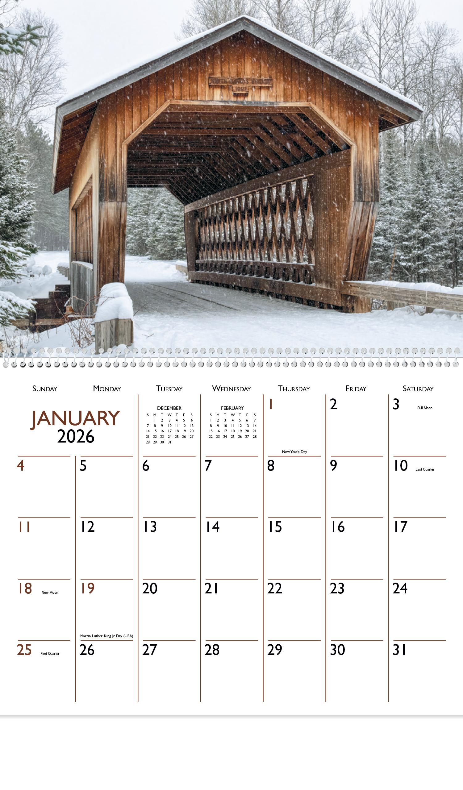 Triumph® Calendars Bridges Calendar 23