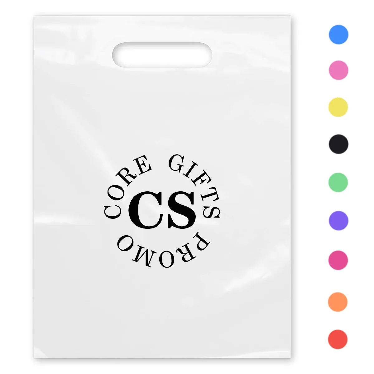 Die Cut Handle Plastic Shopping Bags 2