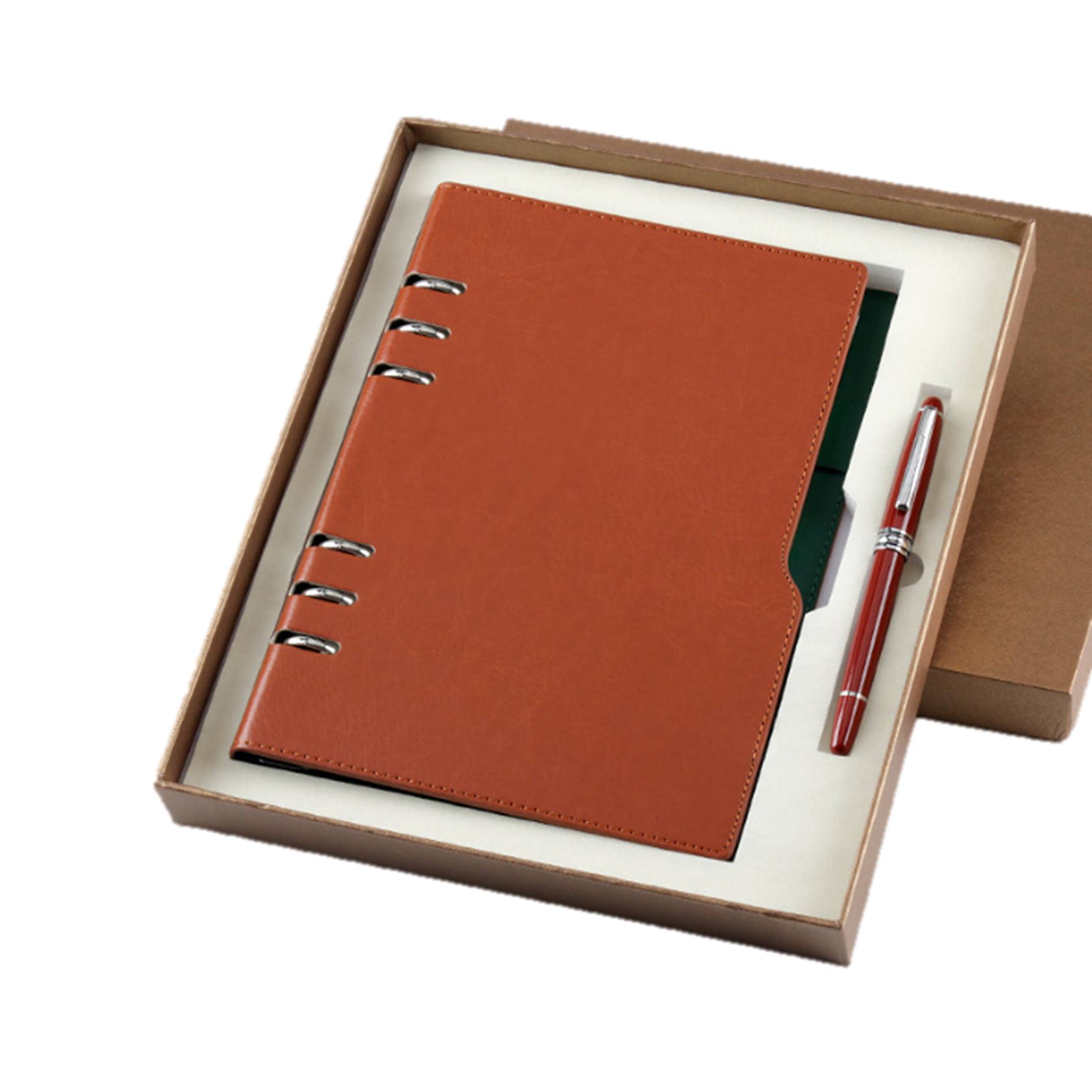 Refillable Hardcover Notebook Pen Gift Box Set 3