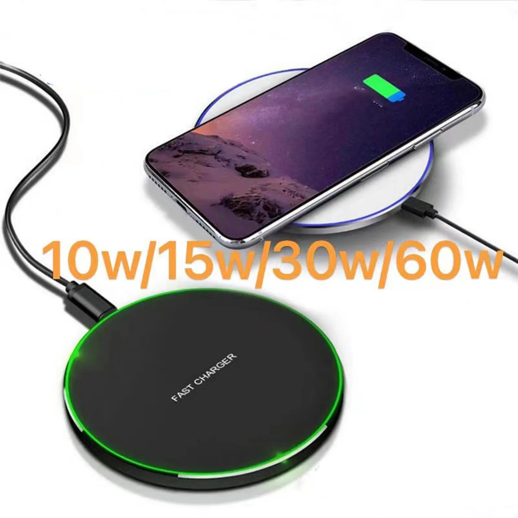 15W Fast Charge Wireless Charging Pad 4