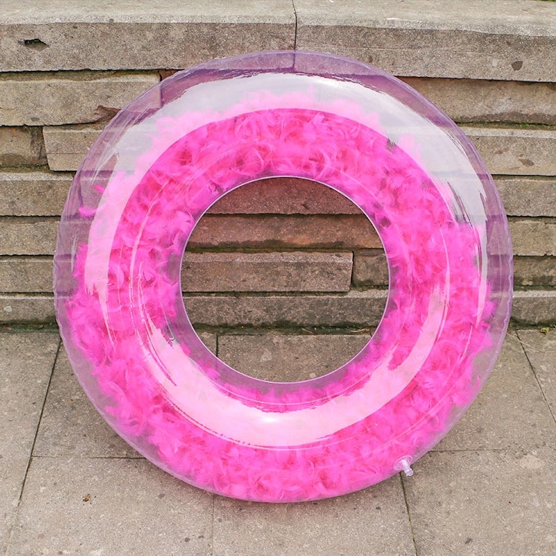 Inflatable Transparent Swimming Ring 3